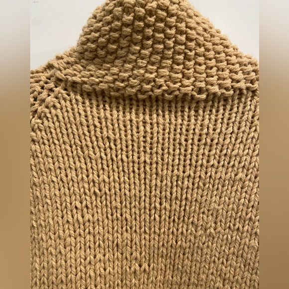 Vintage Handknit Cardigan Sweater Jacket - Picture 4 of 6